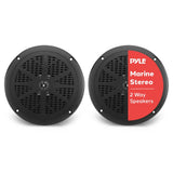 Parlantes Marino duales Negro PYLE PLMR61B