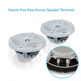 Parlantes o Altavoces marino impermeable PYLE PLMR652W