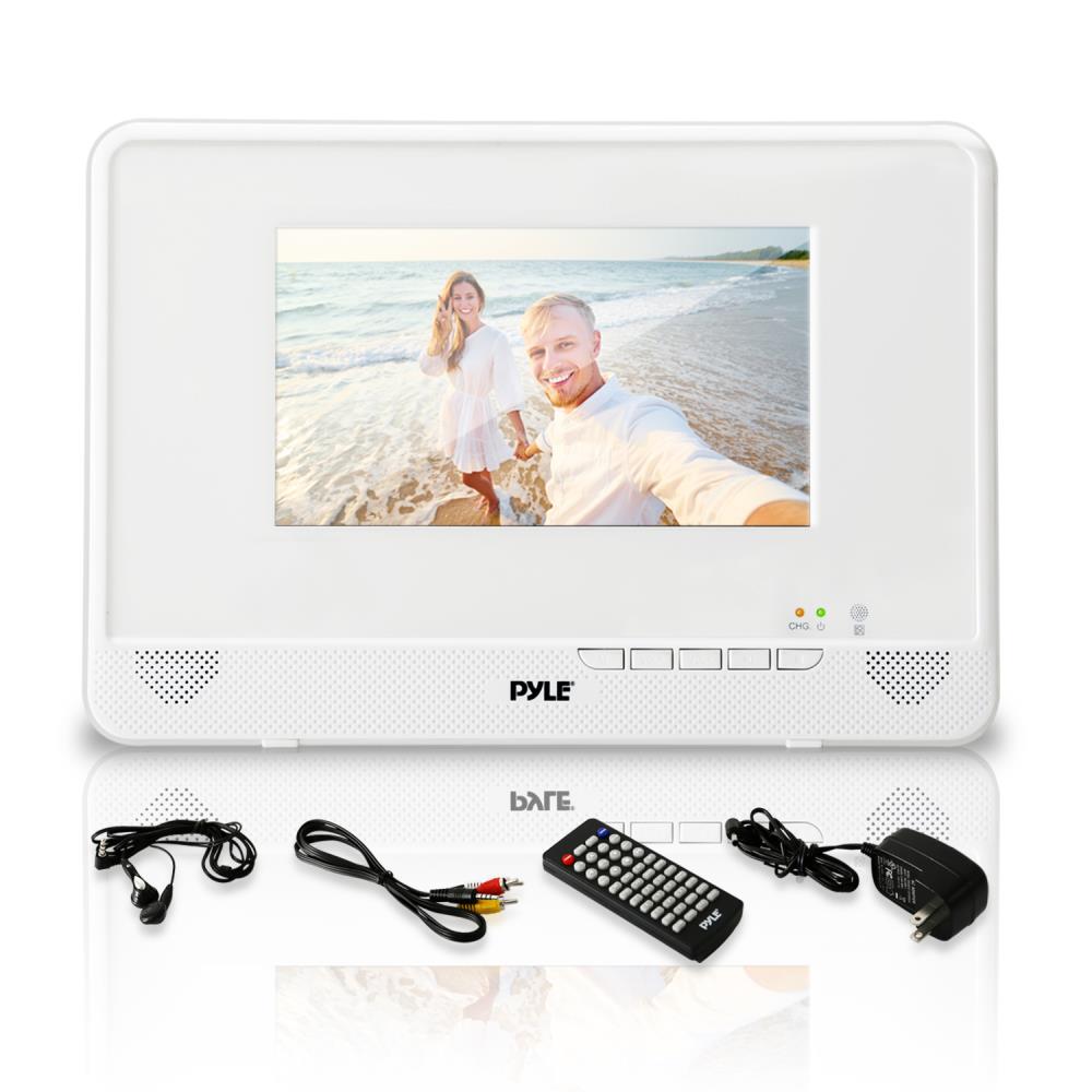 Reproductor de DVD portátil Blanco PYLE-HOME PLMRDV74