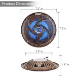 Parlantes o Altavoces LED marinos marron PYLE PLMRLE64DK