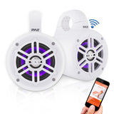 Parlantes o Altavoz de torre marina blanco PYLE PLMRLEWB47WB