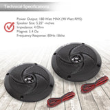 Parlantes o Altavoces de grado marino PYLE PLMRS5B