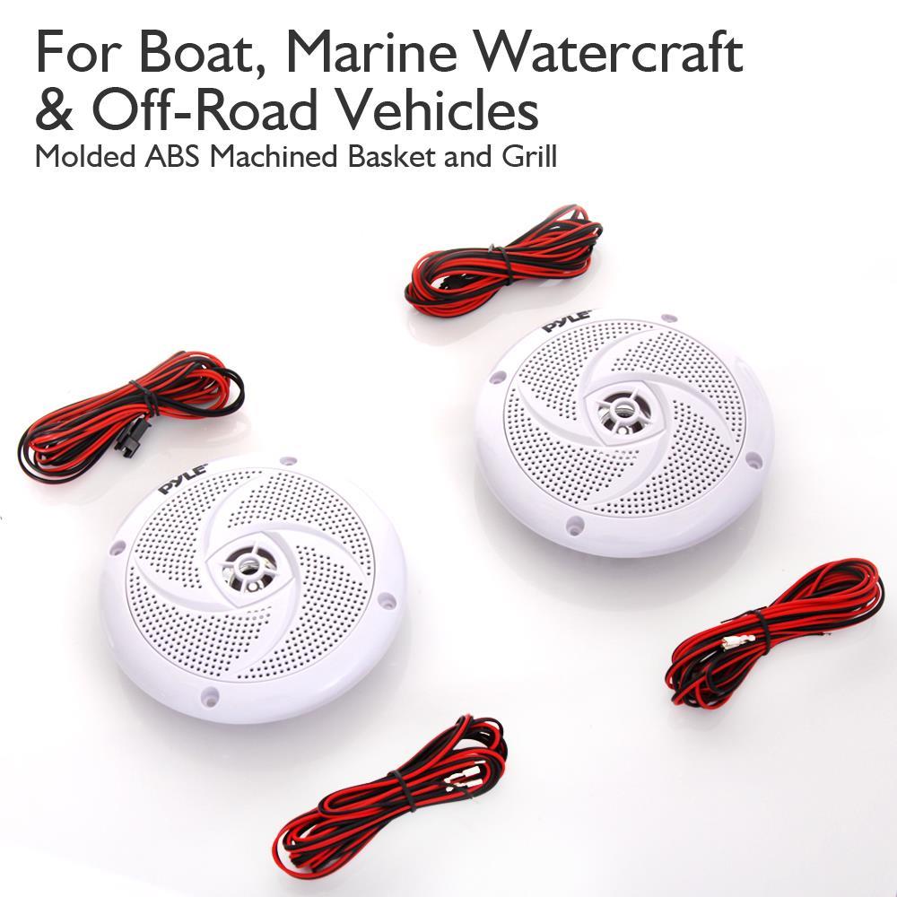 Parlantes o Altavoces marinos impermeable PYLE PLMRS63WL.5