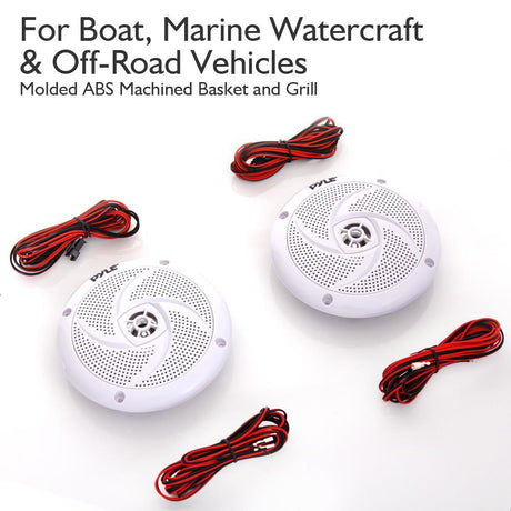 Parlantes o Altavoces marinos impermeable PYLE PLMRS63WL.5