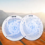 Parlantes o Altavoces marinos impermeable PYLE PLMRS63WL.5