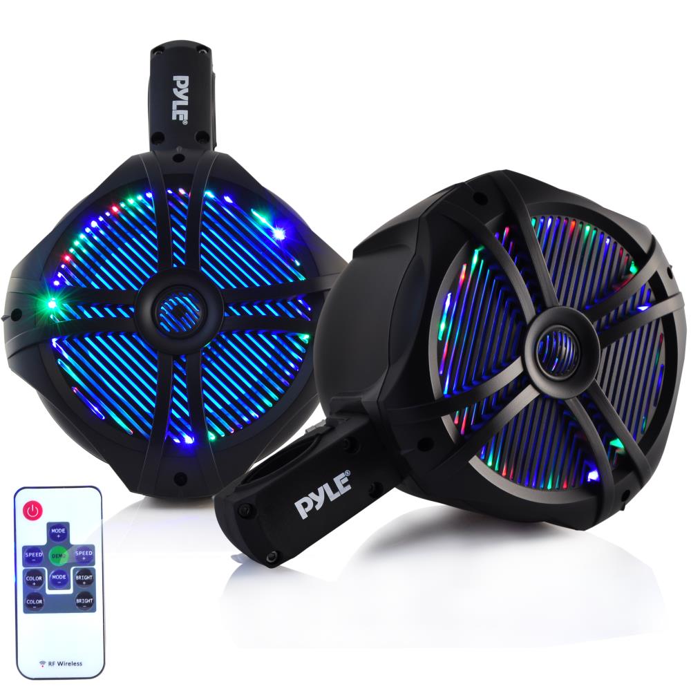 Parlantes o Altavoces de torre LED PYLE PLMRWB65LEB