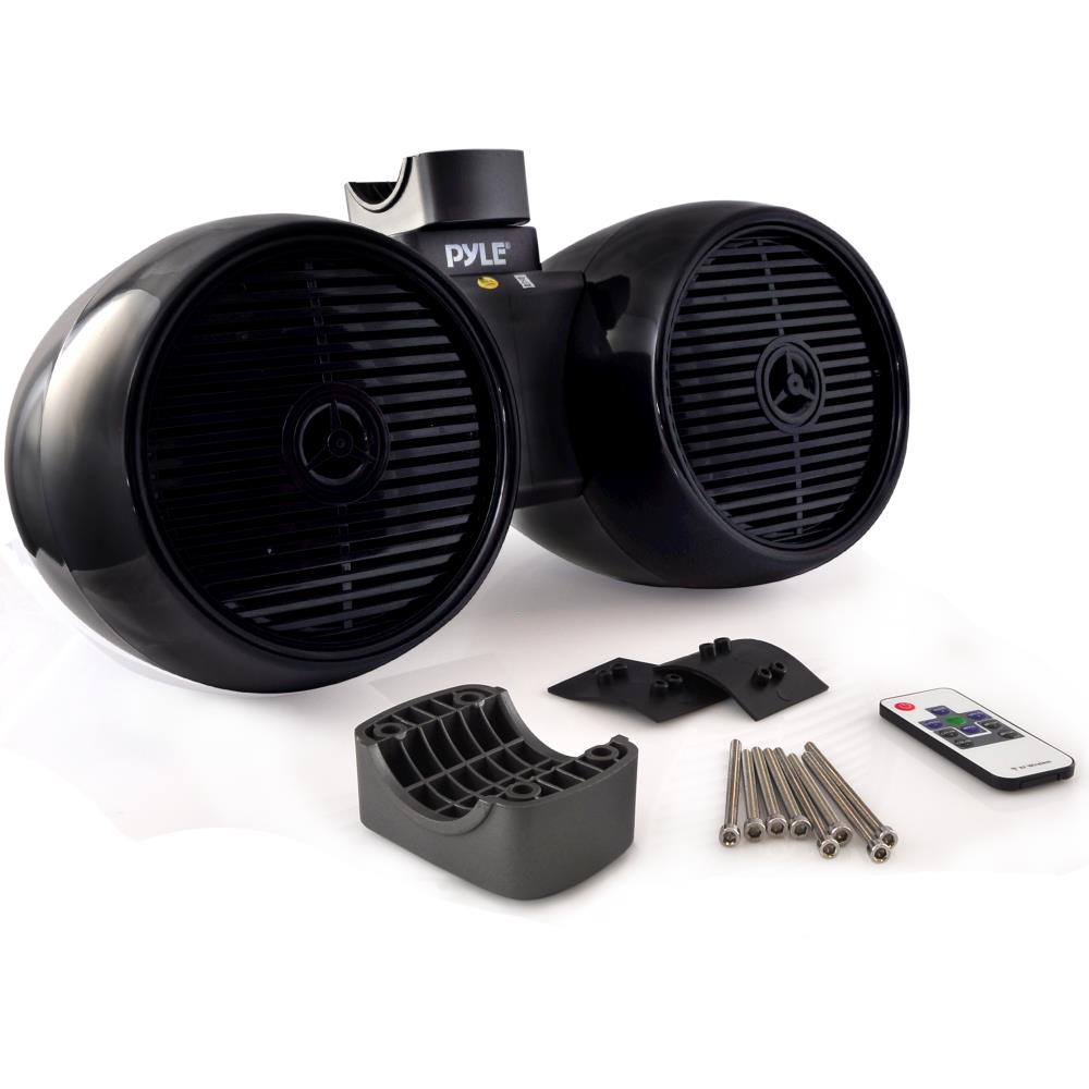 Altavoces de torre de wakeboard marinos PLMRWB852LEB (negro)