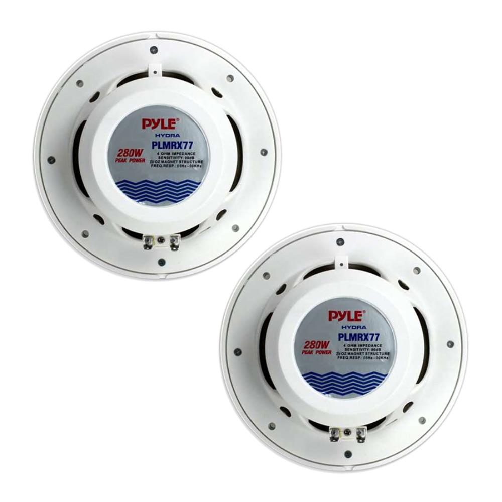 Parlantes o Altavoces marinos de componentes PYLE PLMRX77
