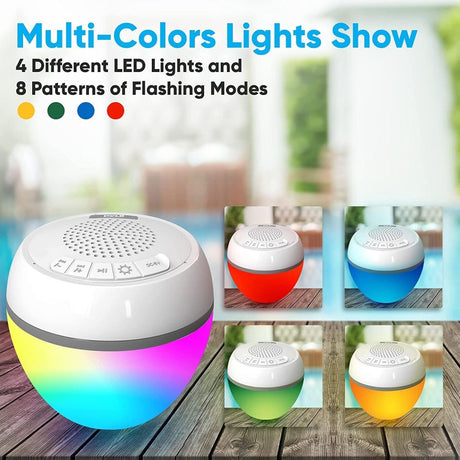 Mini altavoz con luces de colores