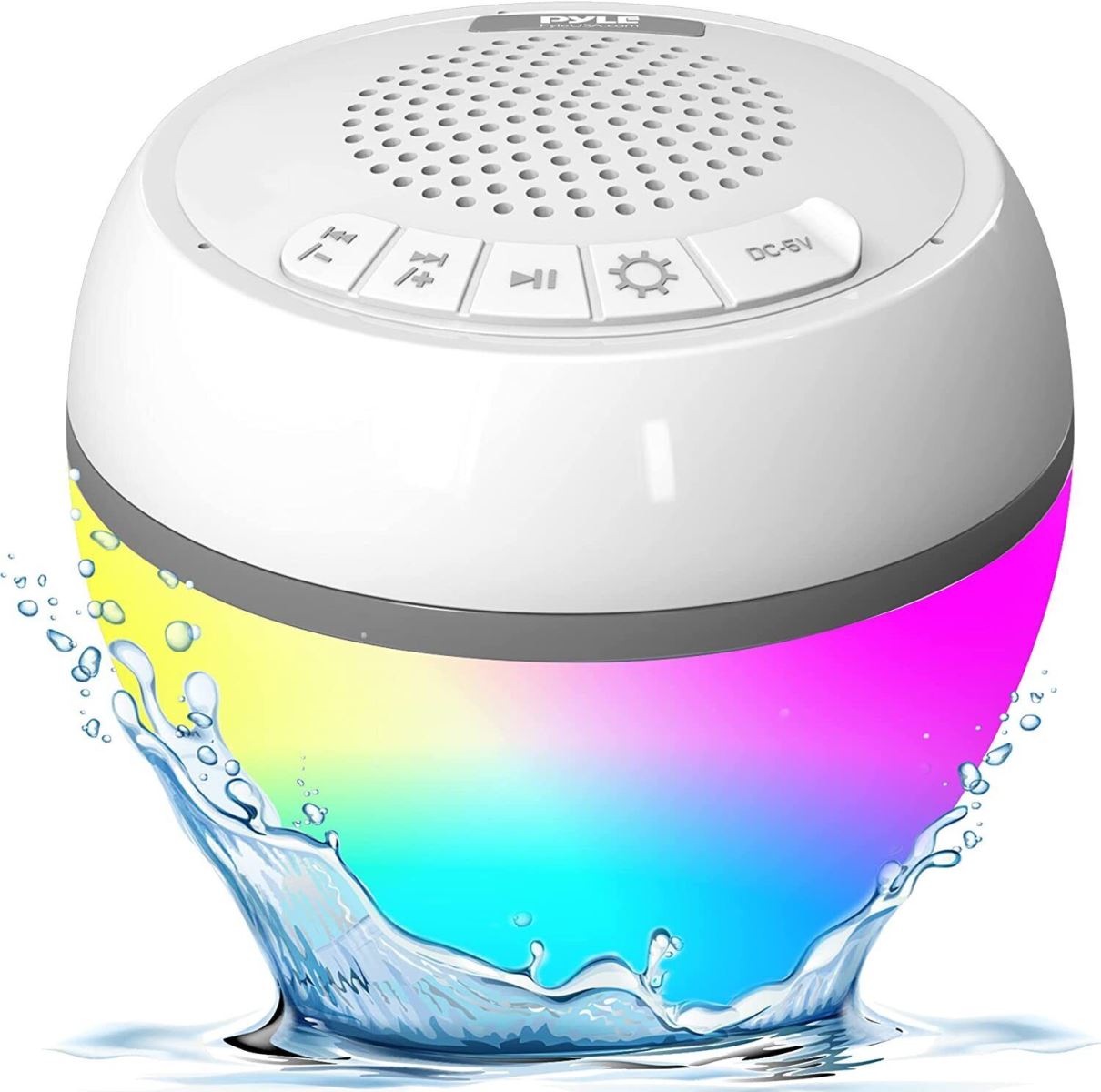 Mini altavoz con luces de colores