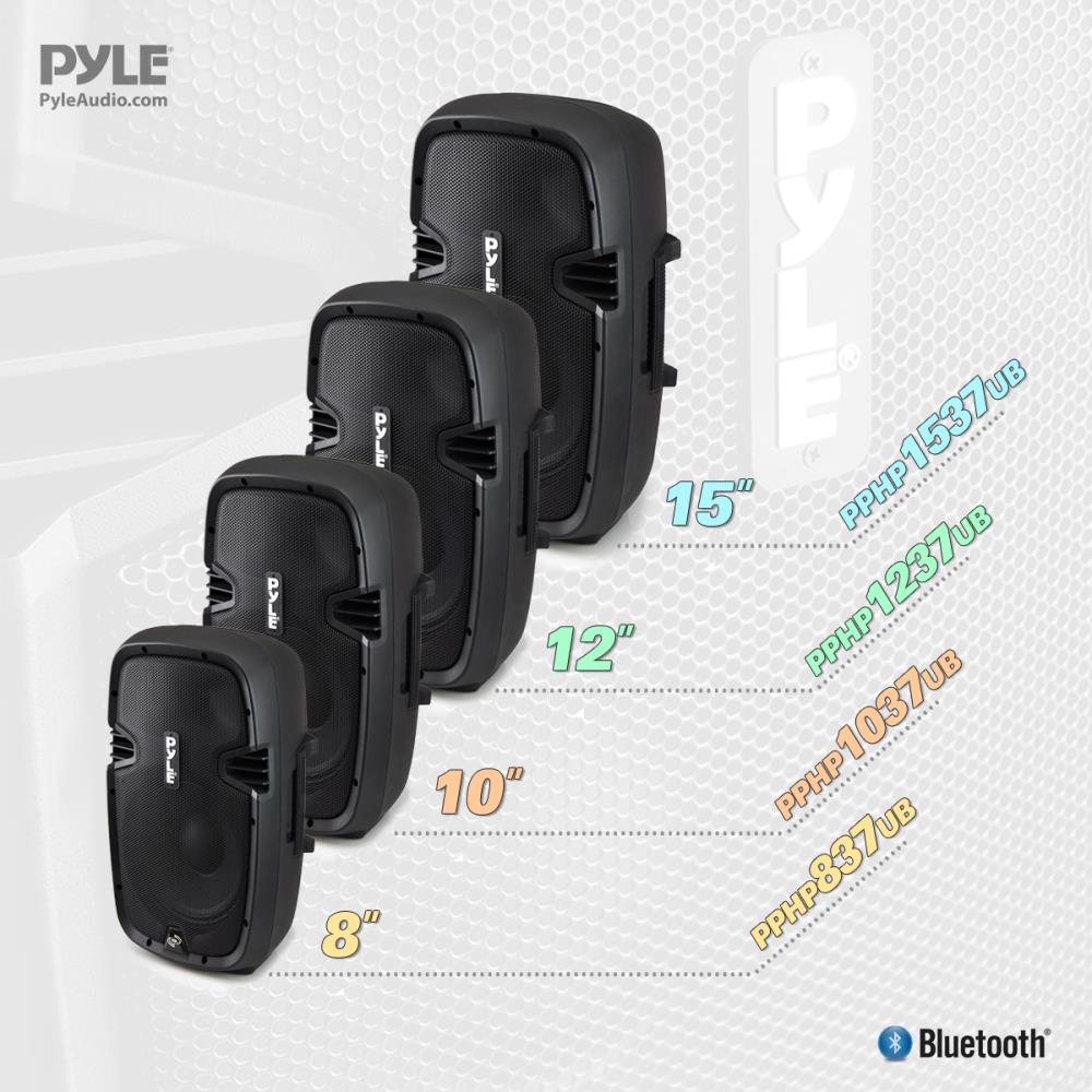 Parlante Portátil o altavoz negro PYLE-PRO PPHP1037UB