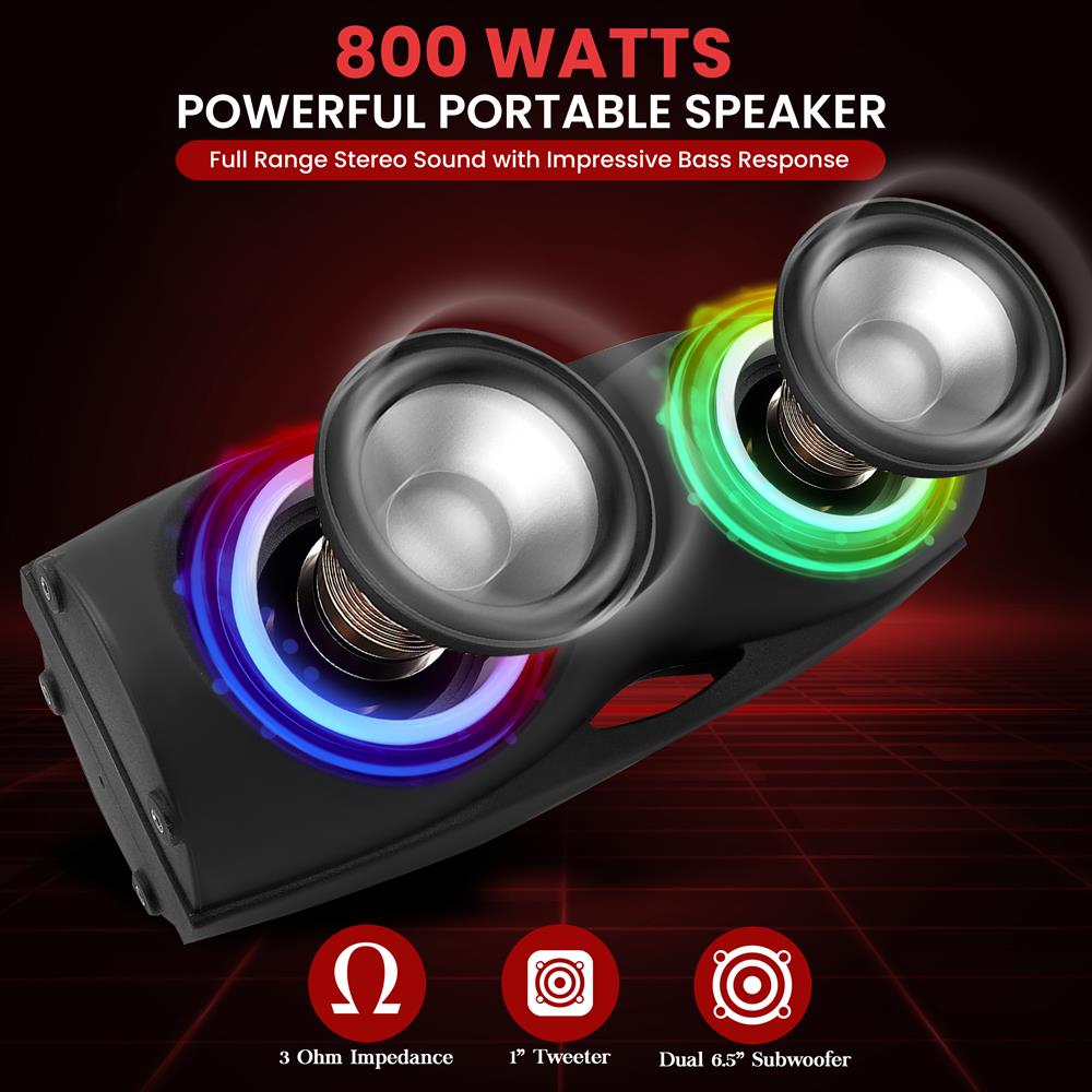 Parlante Portátil con Bluetooth PYLE-PRO PPHP62LB
