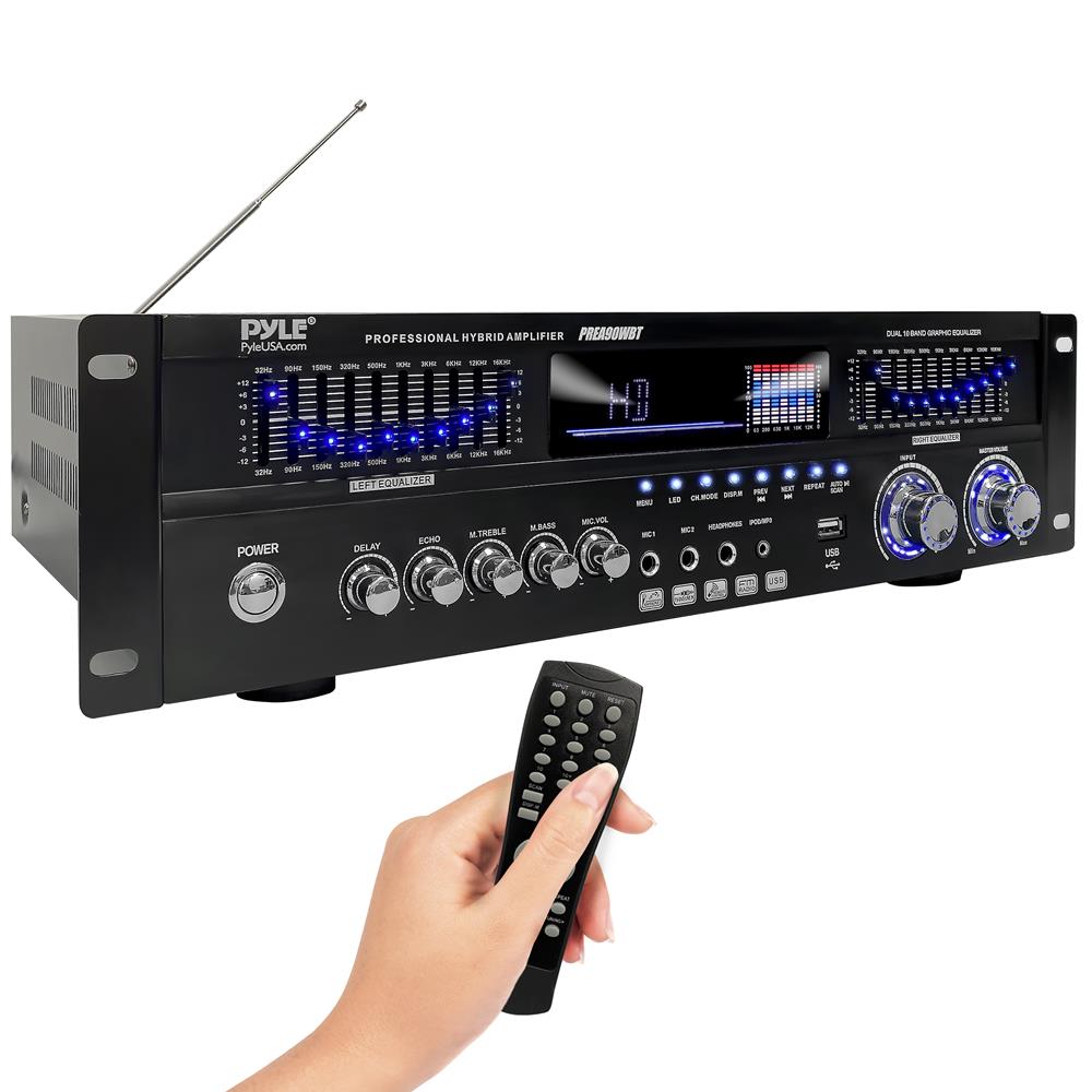 Amplificador estéreo con Bluetooth PYLE-HOME PREA90WBT