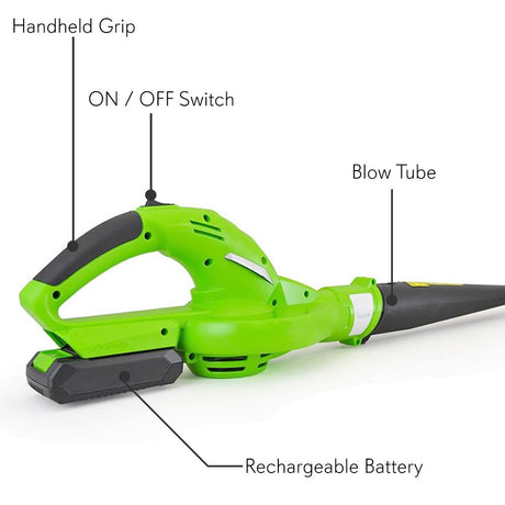 Soplador de hojas eléctrico SERENELIFE PSLHTM32.5