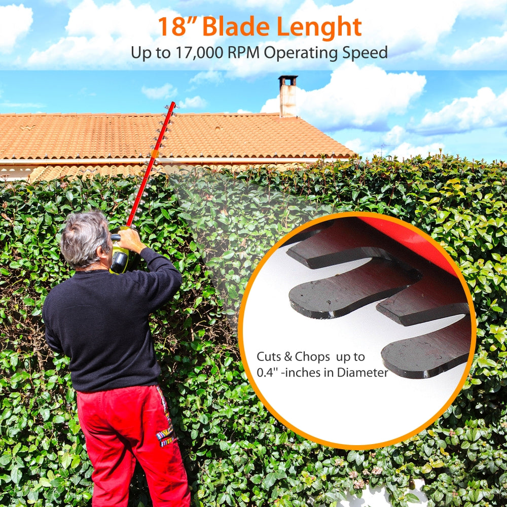 Cortasetos eléctrico para jardín PSLHTRIM52