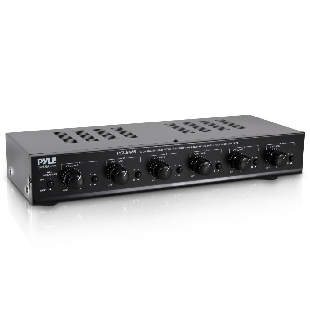Amplificador de altavoces multizona PYLE-HOME PSLSW6