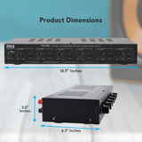 Amplificador de altavoces multizona PYLE-HOME PSLSW6