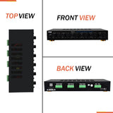 Selector de altavoces estére negro PYLE-HOME PSPVC6
