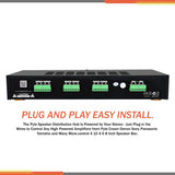 Selector de altavoces estére negro PYLE-HOME PSPVC6