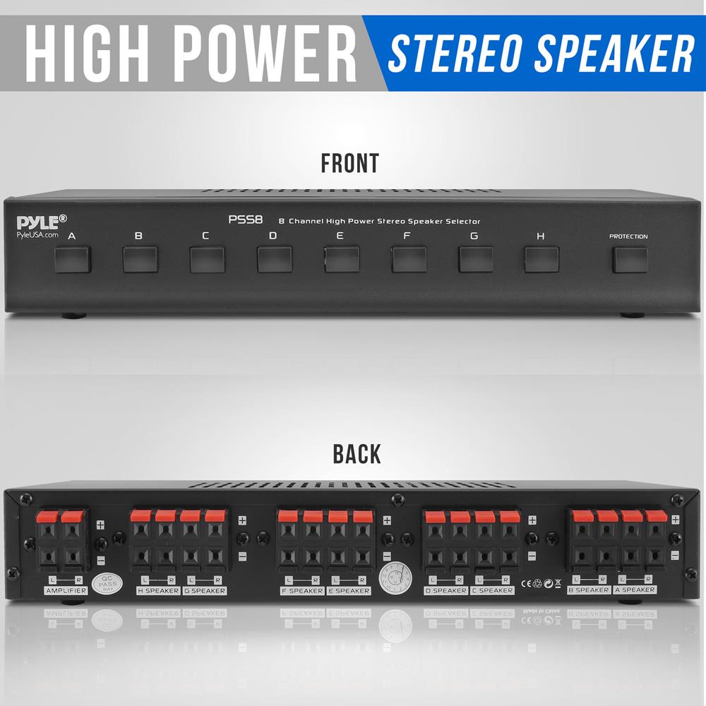 Amplificador Selector de altavoz PYLE-HOME PSLSW4