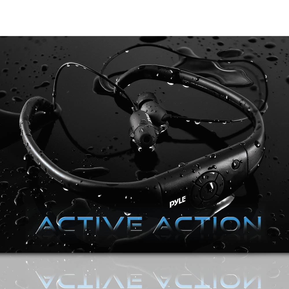 Reproductor Portátil de 8GB impermeable PYLE-SPORT PSWP8BK
