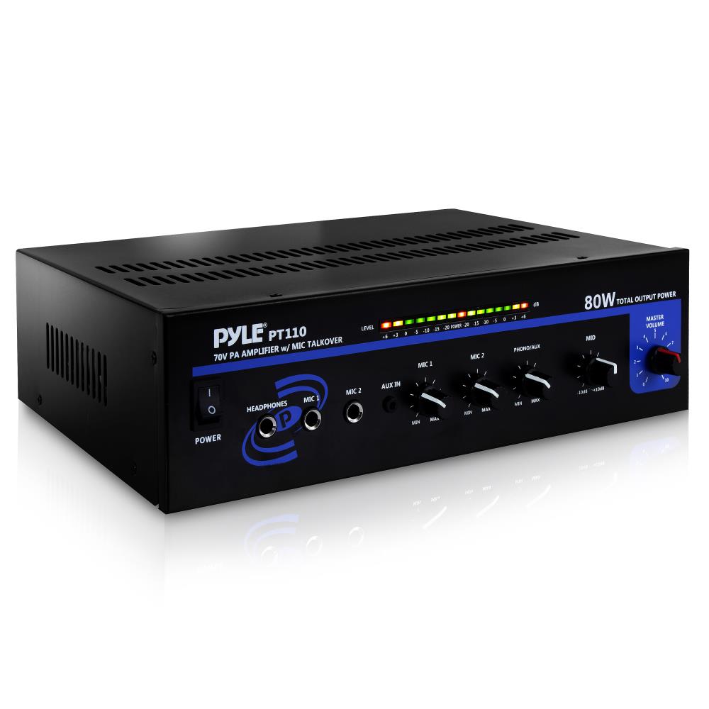 Amplificador de sonido negro PYLE-HOME PT110