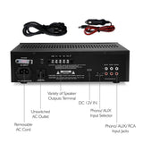 Amplificador de sonido negro PYLE-HOME PT110