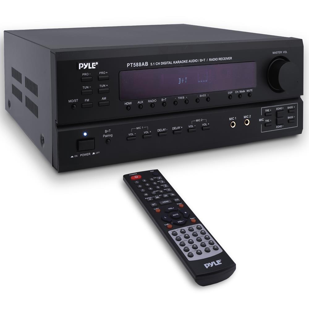 Amplificador inalámbrico con Bluetooth PYLE-HOME PT588AB