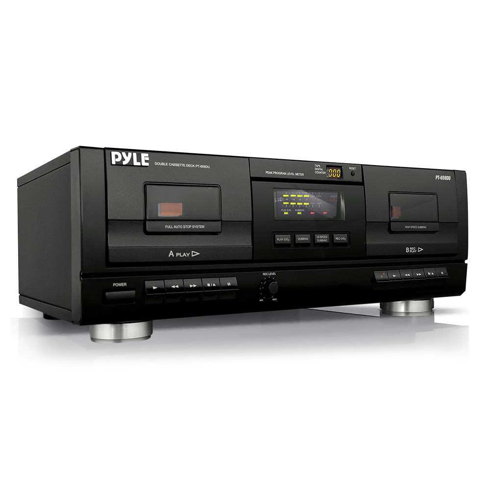 Adaptador de audio doble estéreo con conversor