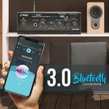 Amplificador de audio y Bluetooth PYLE-HOME PTA22BT