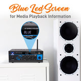Amplificador de potencia estéreo PYLE-HOME PTA2