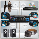 Amplificador de potencia estéreo negro PYLE-HOME PTAU55