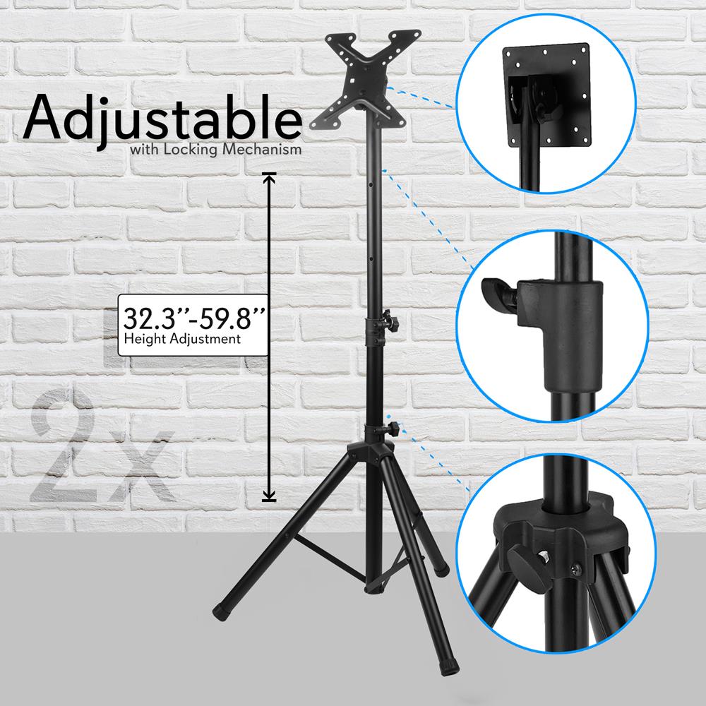 Soporte para montaje en TV 2 piezas PYLEHOME PTVSTNDPT3215X2