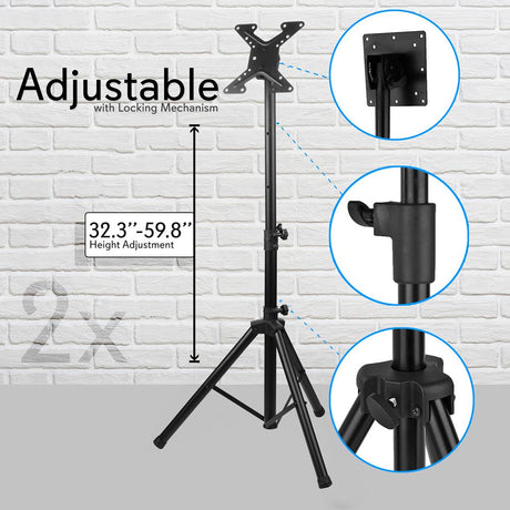 Soporte para montaje en TV 2 piezas PYLEHOME PTVSTNDPT3215X2