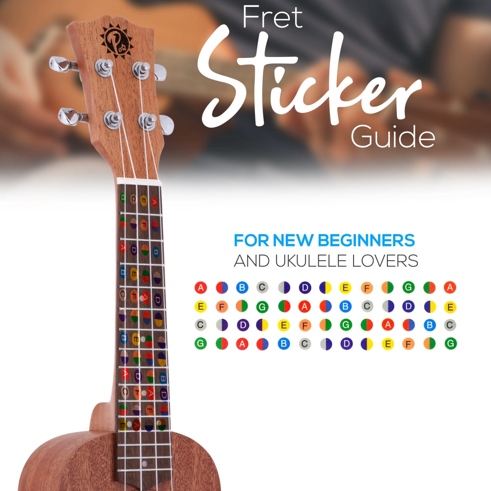 Ukelele soprano de madera maciza PYLE-PRO PUKT4580