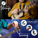 Ukelele soprano de madera maciza PYLE-PRO PUKT6580