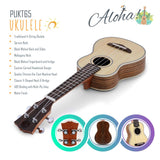 Ukulele estándar 4 cuerdas Madera PYLE-PRO PUKT65