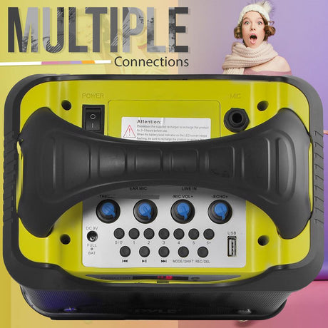 Parlante Portátil o altavoz con Bluetooth PYLE-PRO PWMA275BT