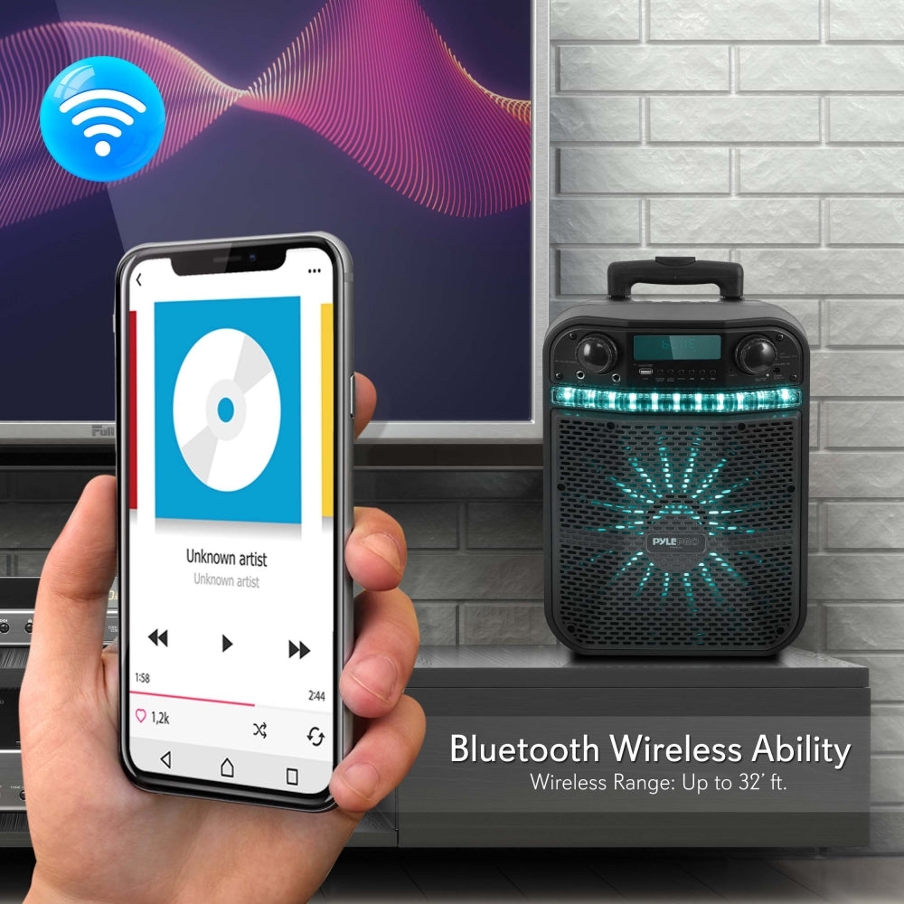 Parlante Portátil o altavoz inalámbrico PYLE-PRO PWMA337BT