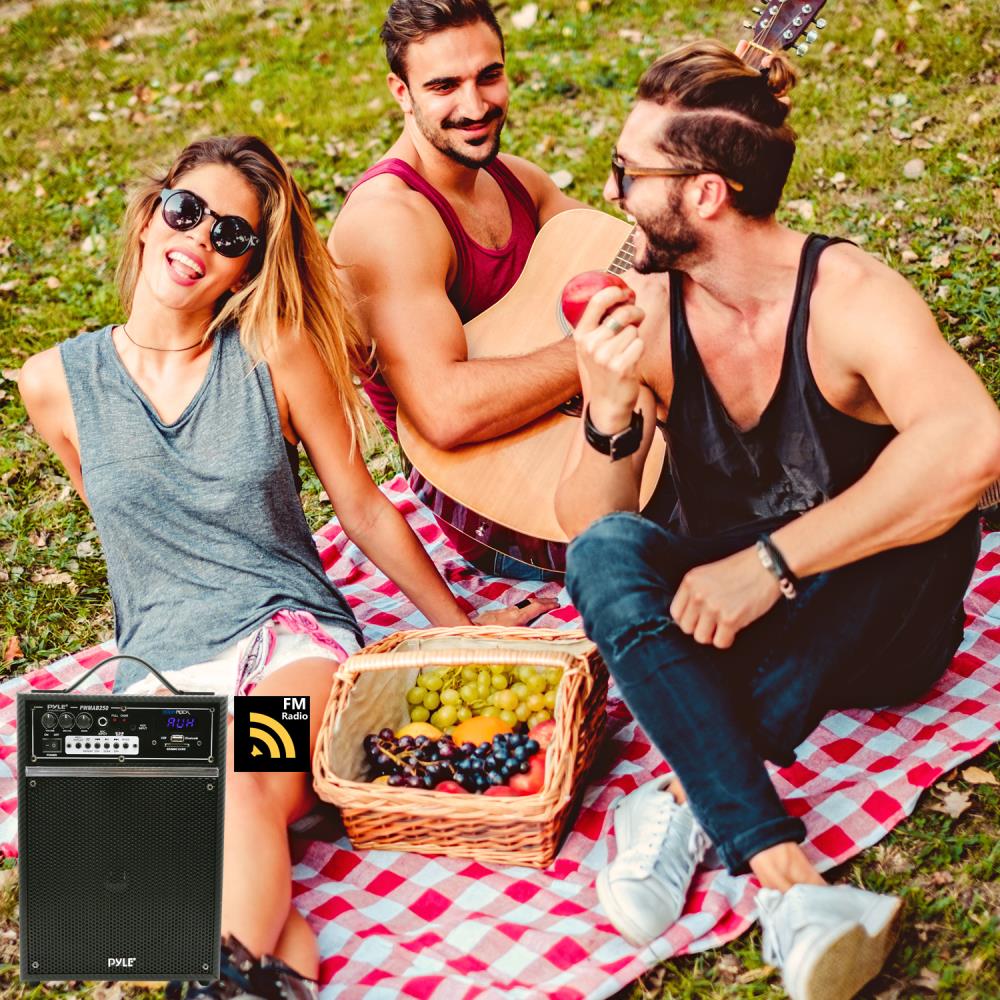 Parlante Portátil autoamplificados PYLE-PRO PWMAB250BK