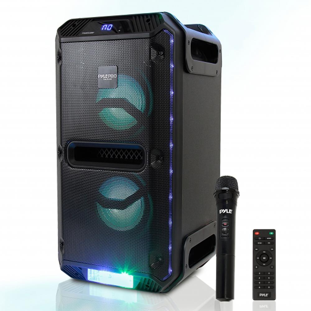 Parlantes Portátiles y micrófono PYLE-PRO PWMKRDJ89BT