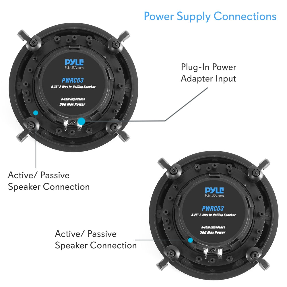 Parlantes o altavoces de pared y techo PYLE-HOME PWRC63