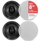 Parlantes o Altavoces 2 vías para hogar PYLE-HOME PWRC85BT