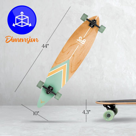 Skateboards de arce canadiense SERENELIFE ‎SL7SBGR