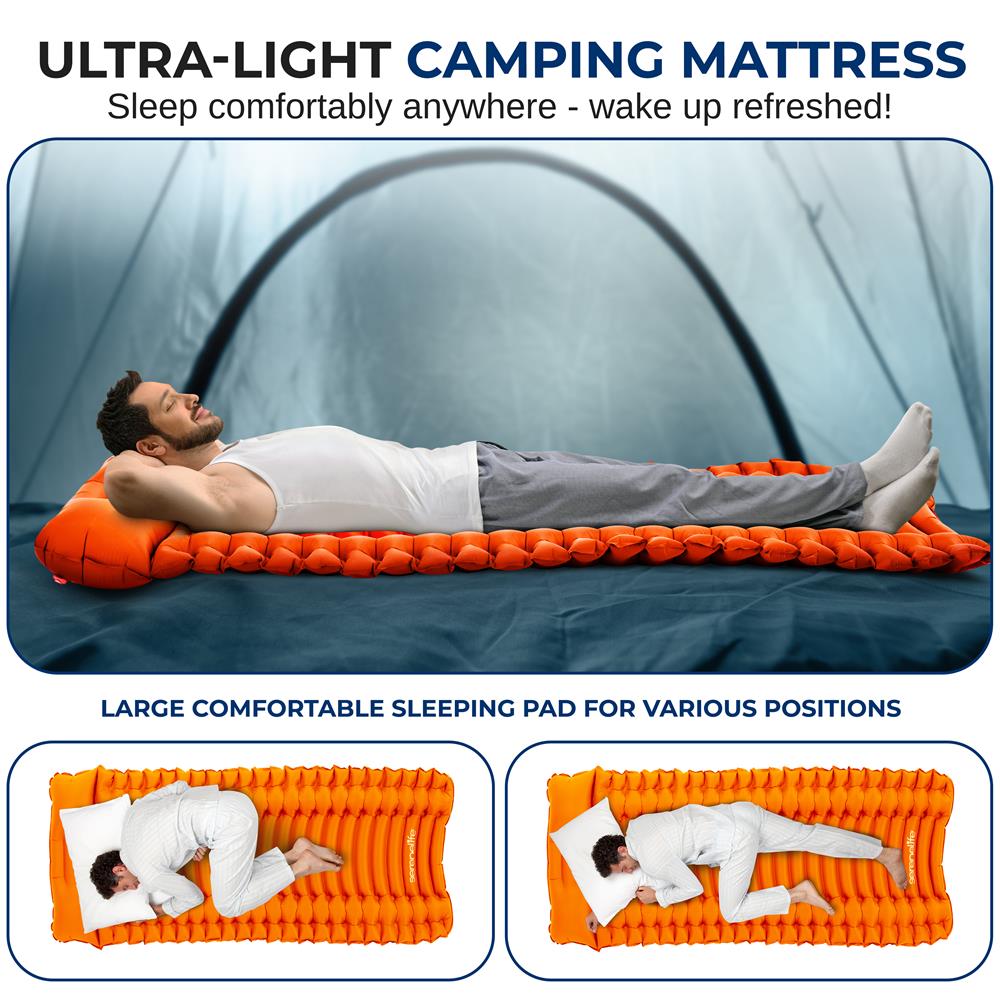 Colchone Inflable de dormir ultraligera SERENELIFE SLCPO