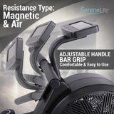 Máquina de remo para entrenamiento SERENELIFE ‎SLRWMC60