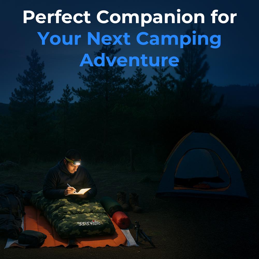 Saco o bolsa de dormir  para mochilero SERENELIFE ‎SLSBCA