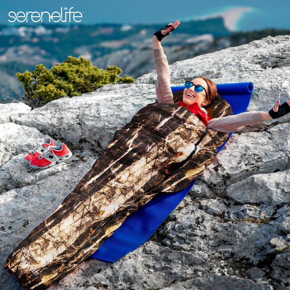 Saco o bolsa de dormir al aire libre SereneLife ‎SLSRT5