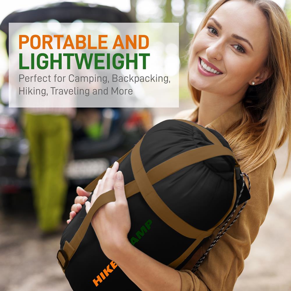 Saco o bolsa de dormir al aire libre SereneLife ‎SLSRT5