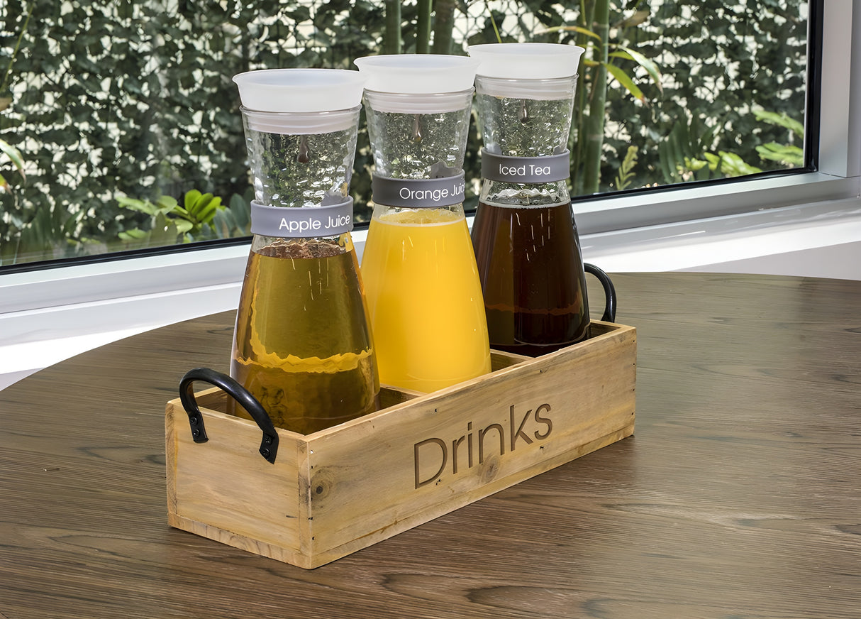 Carafe Drinkwise® Hammered de 38 oz, pack de 6 piezas